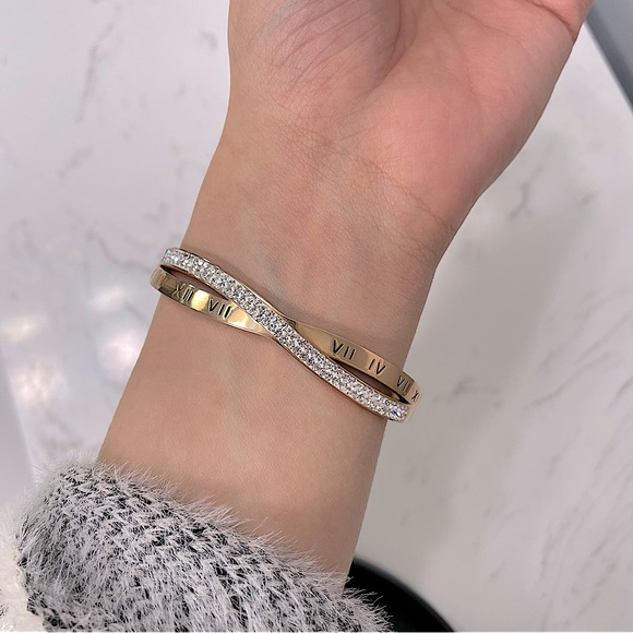 Timeless Bracelet x Cubic Zircon Stone Belt - Picture 8 of 11